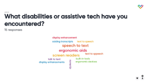 Kansas City What Disabilities or Assistive Tech Have You Encountered?