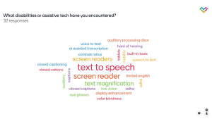 Puget Sound What Disabilities or Assistive Tech Have You Encountered?