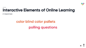 Memphis Interactive Elements of Online Learning