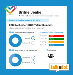 Audience Feedback - ROCTalent Summit 2024