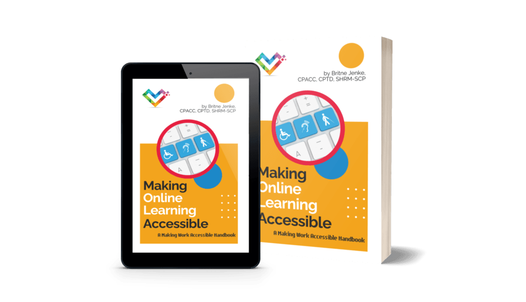 Making Online Learning Accessible ebook and paperback