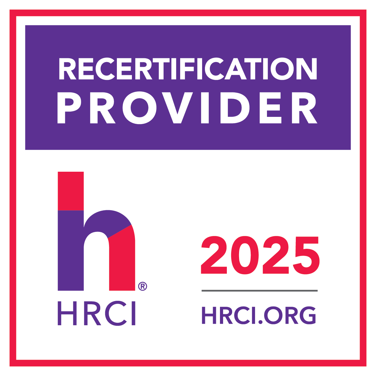 HRCI Recertification Provider logo